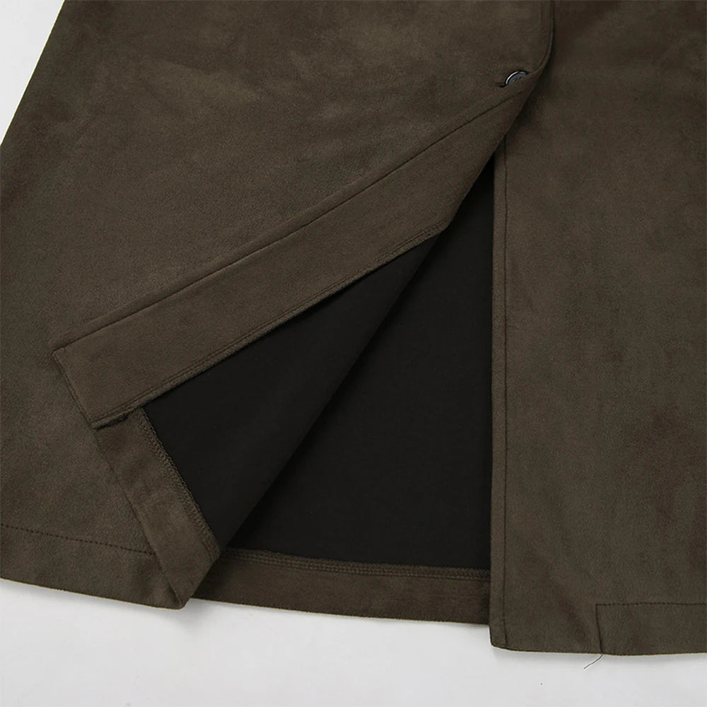 Long Suede Coat