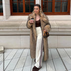 Faux Fur Overcoat