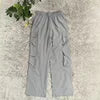 Elastic Waist Cargo Pants