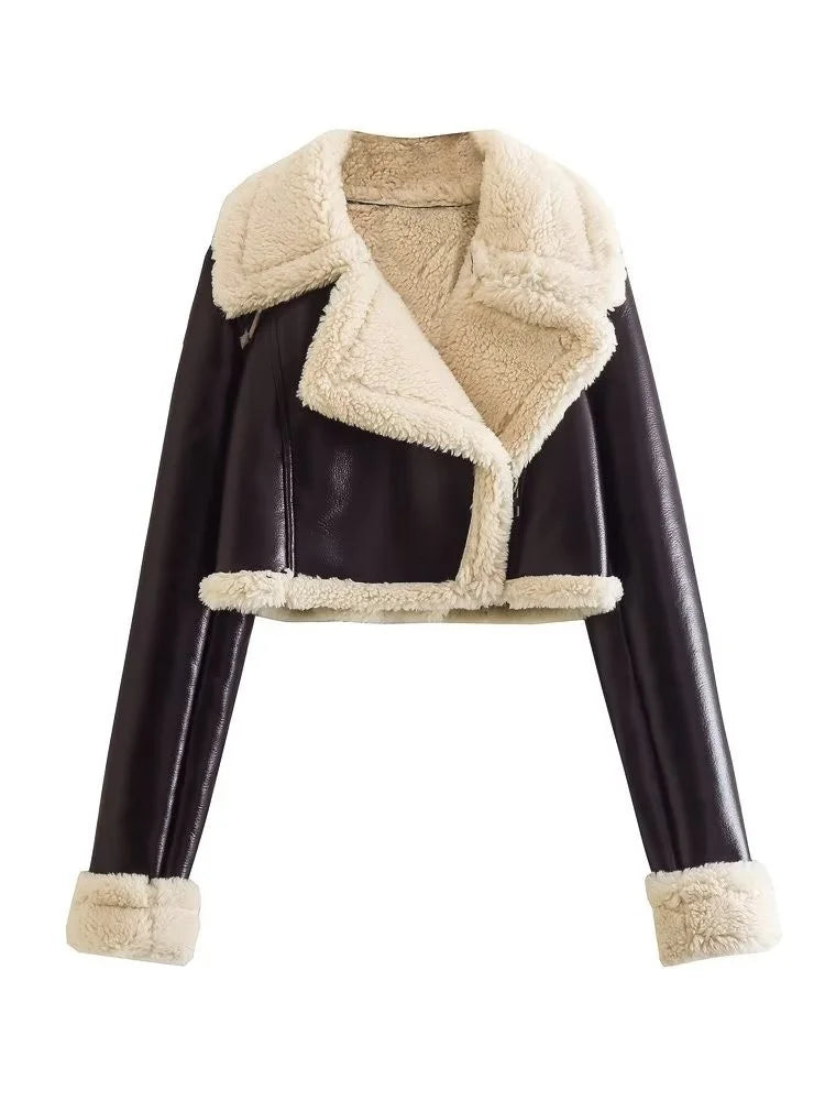 Leather Short Jacket