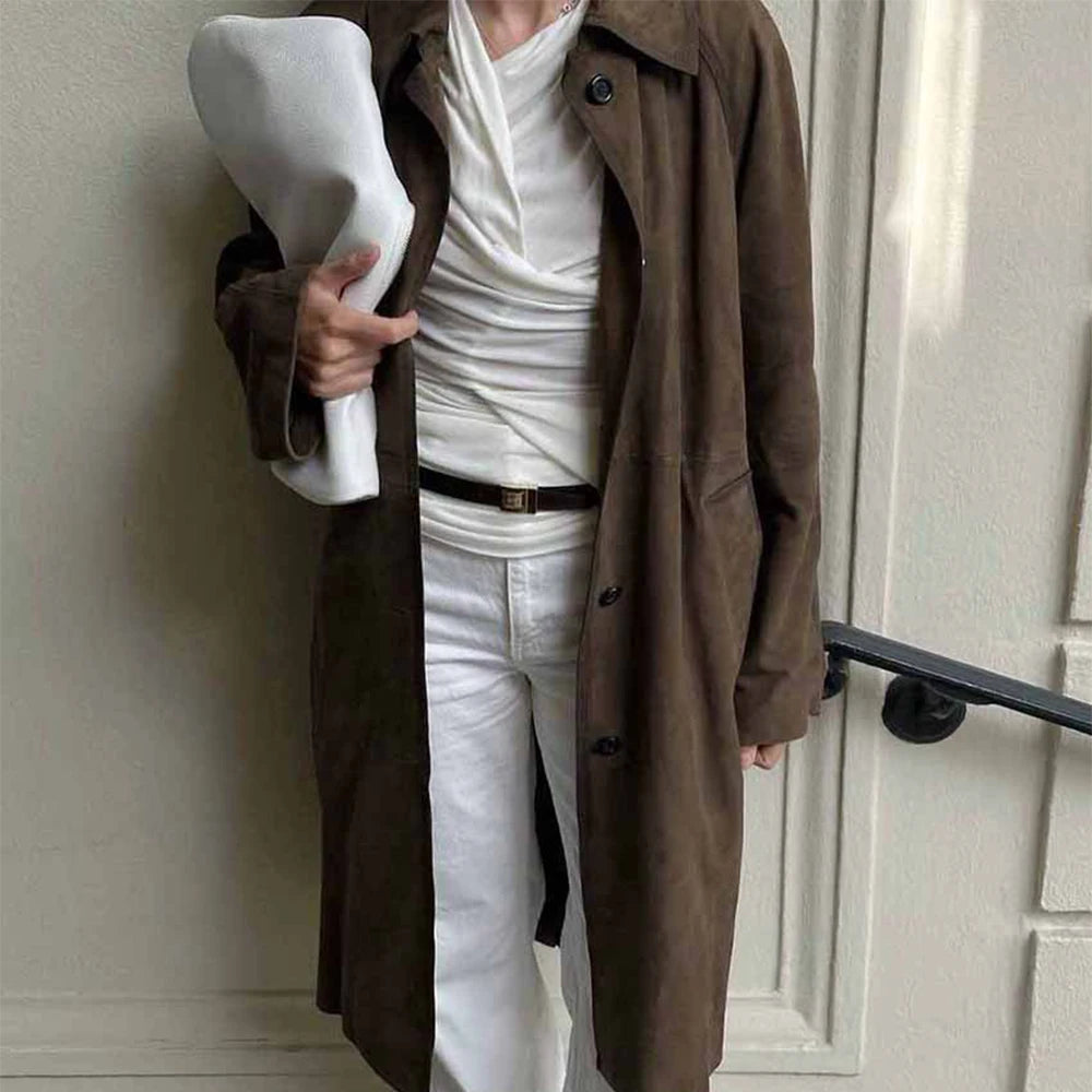 Long Suede Coat