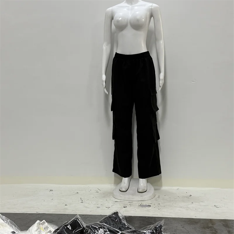 Elastic Waist Cargo Pants