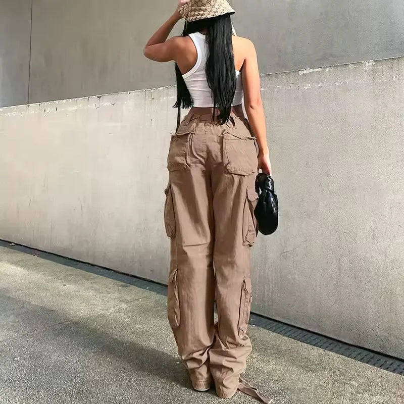 Wide Leg Cargo Pants